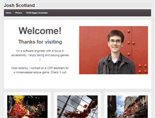 Tablet Screenshot of joshscotland.com